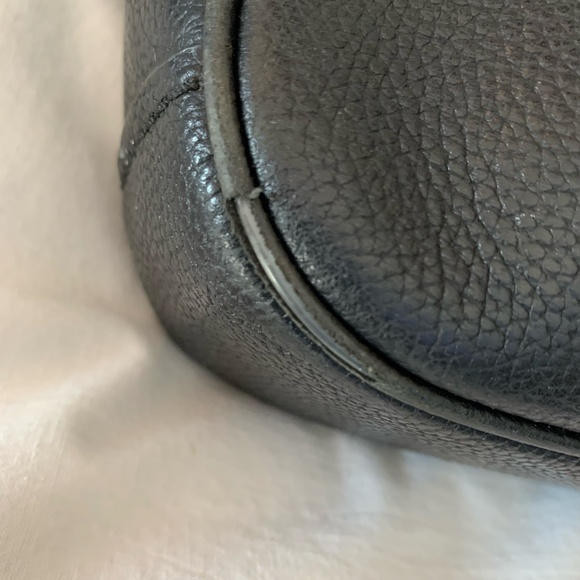Coach black 'Chaise' pebbled leather crossbody bag/purse - Picture 12 of 14